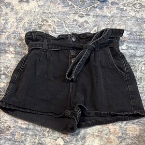 American Eagle Outfitters Black High Waist Shorts